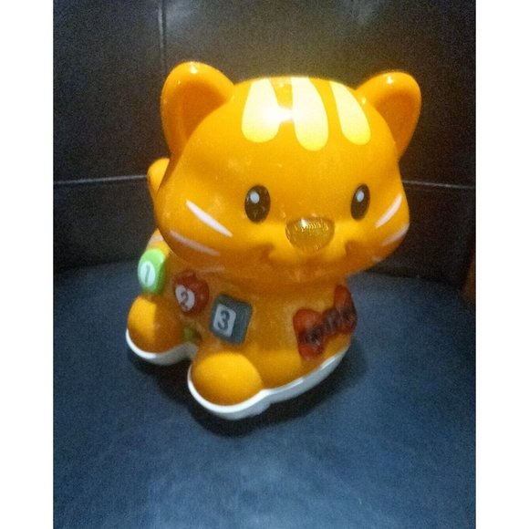 Vtech Catch Me Kitty Orange Cat Kitten Interactive Toddler Learning Toy - Picture 8 of 16